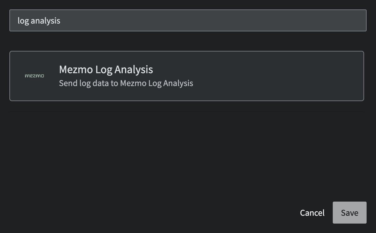 Add Log Analysis