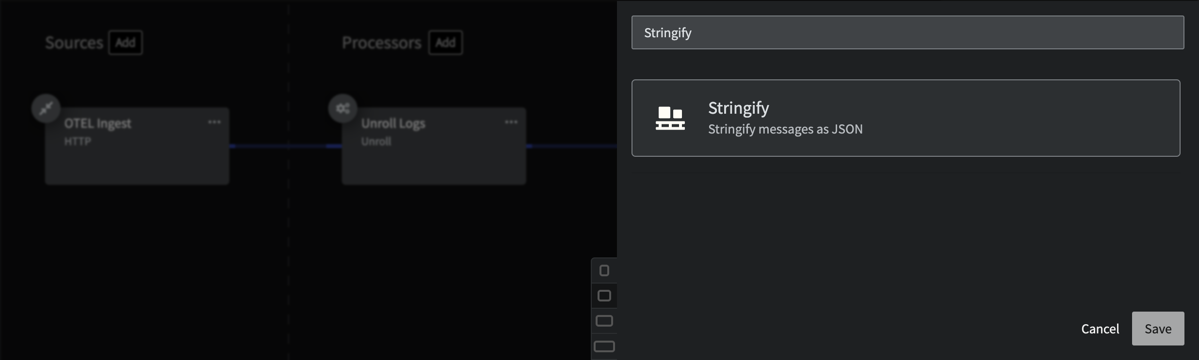 Add Stringify Processor