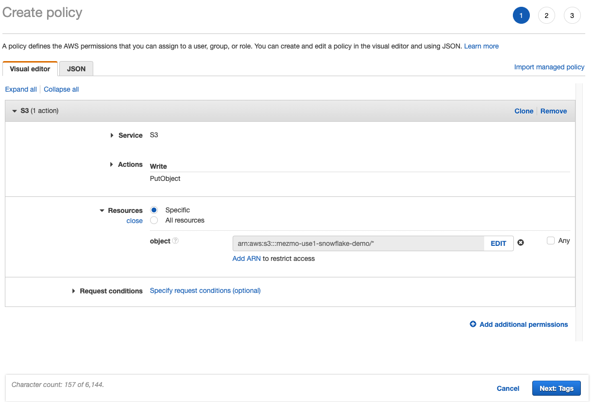 Pipeline User Create Policy